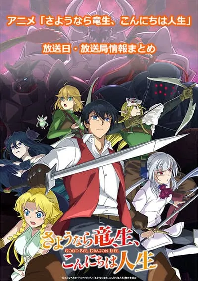 アニメ「さようなら竜生、こんにちは人生」の放送日・放送局情報