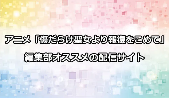 オススメのアニメ「傷だらけ聖女より報復をこめて」の配信サイト