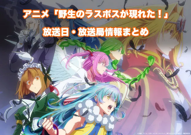アニメ「野生のラスボスが現れた！」の放送日・放送局情報
