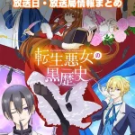 【転生悪女の黒歴史】アニメの放送日・放送局一覧!いつからスタート!?