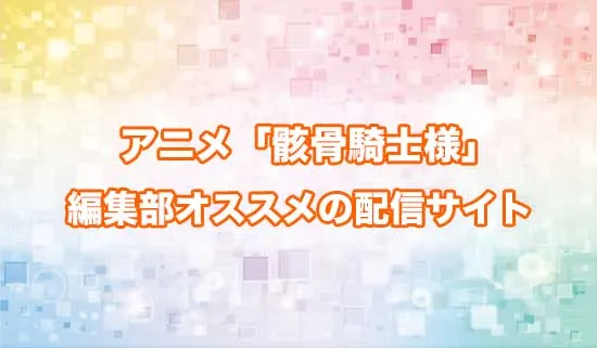 オススメのアニメ「骸骨騎士様、只今異世界へお出掛け中」の配信サイト