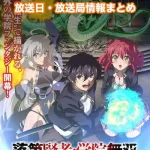 【落第賢者の学院無双】アニメ放送日・放送局一覧!いつからスタート!?